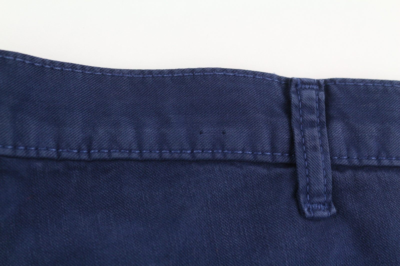 RALPH LAUREN Dungarees Men Shorts 38 Dark Blue Garment-Dyed Cotton Zip Fly