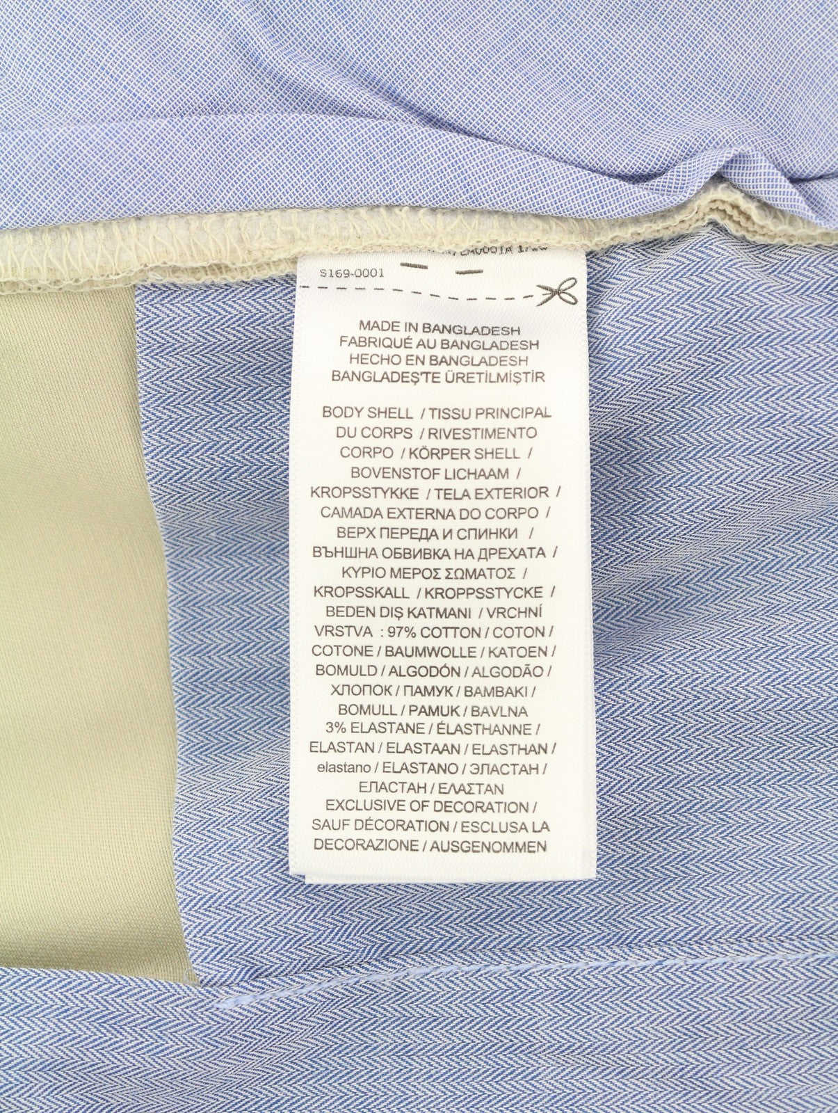 RALPH LAUREN Slim Stretch Men Shorts 38 Chino Beige Zip Fly Logo RRP€180