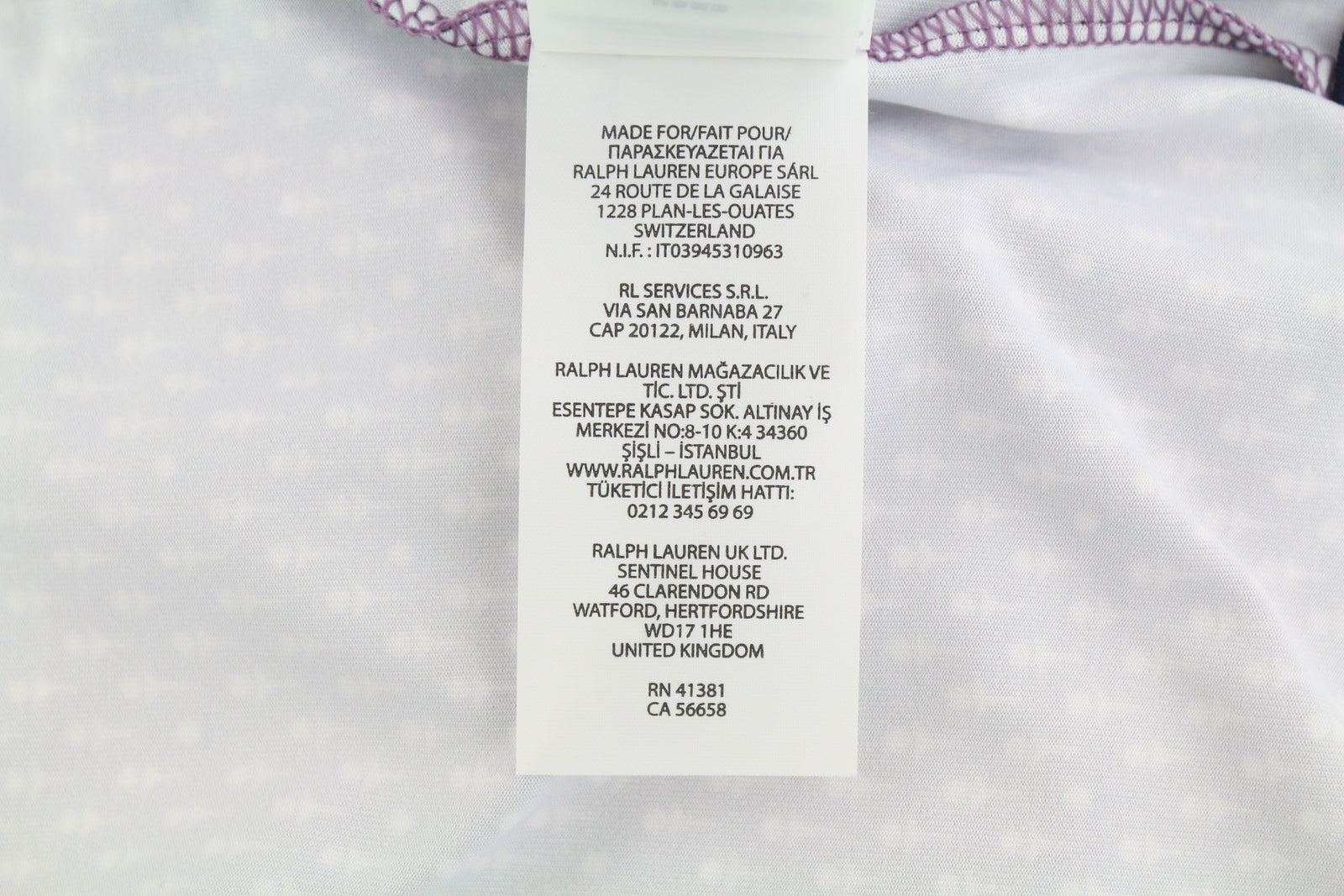 RLX RALPH LAUREN Golf Men T-Shirt S Purple Short Sleeve Patterned Polo Wicking