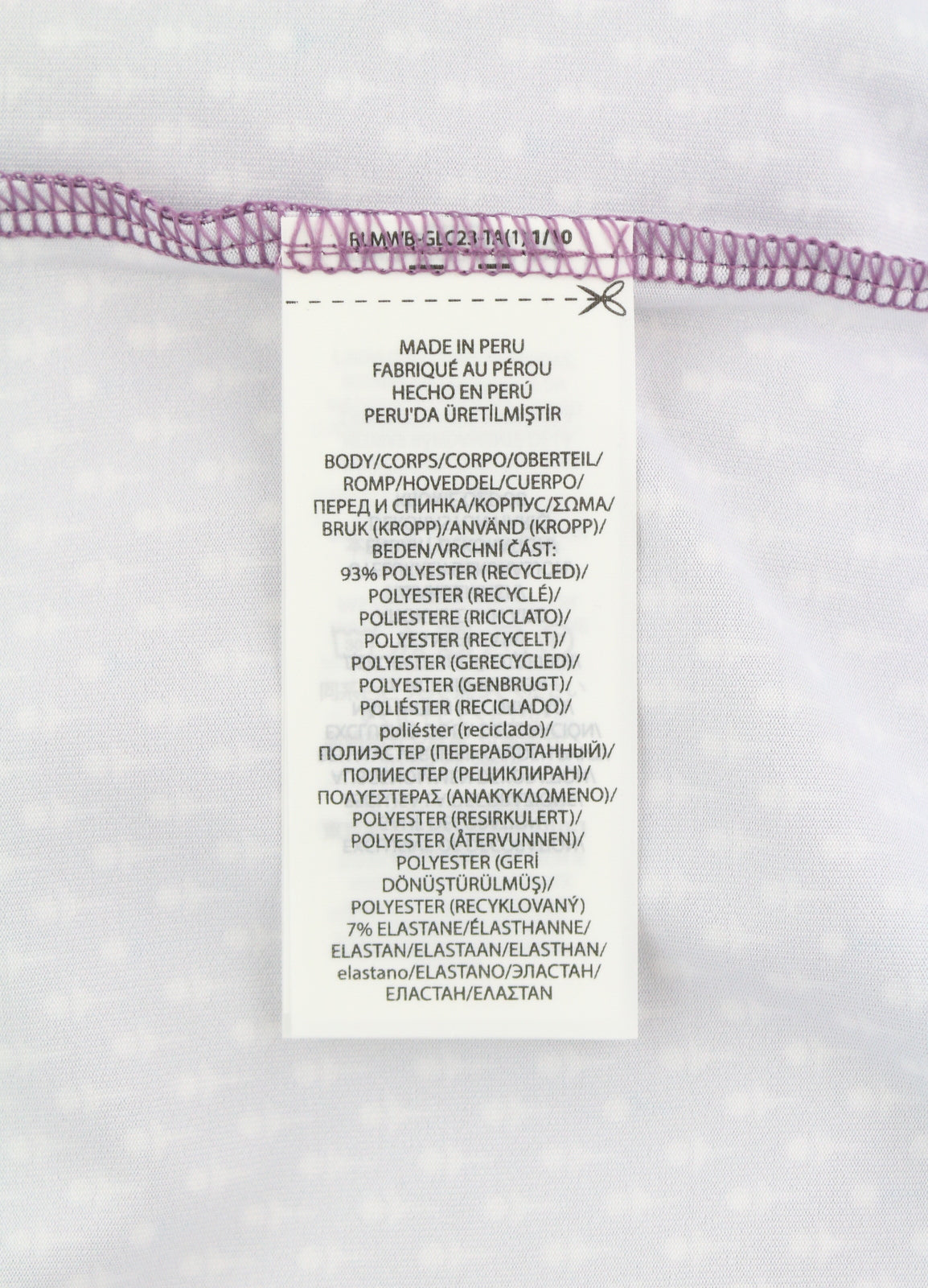 RLX RALPH LAUREN Golf Men T-Shirt S Purple Short Sleeve Patterned Polo Wicking