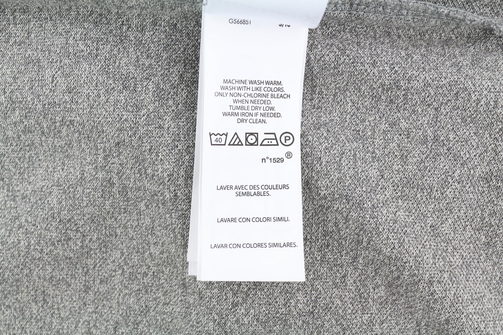 RALPH LAUREN Slim Fit Men T-Shirt 2XL Grey Melange Polo Long Sleeve RRP€135