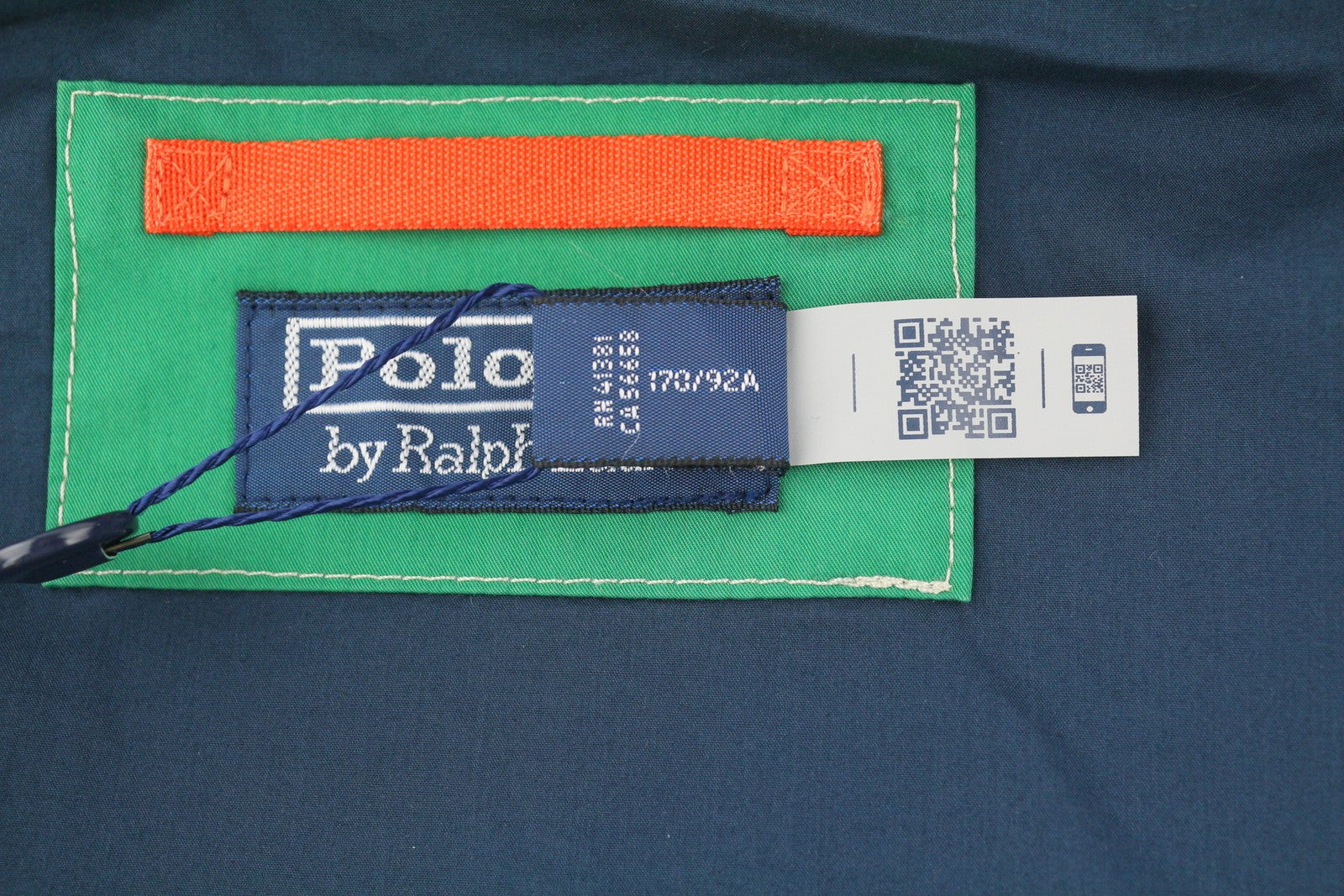 RALPH LAUREN Men Jacket S Green Hooded Windbreaker Water Repellent RRP€1399