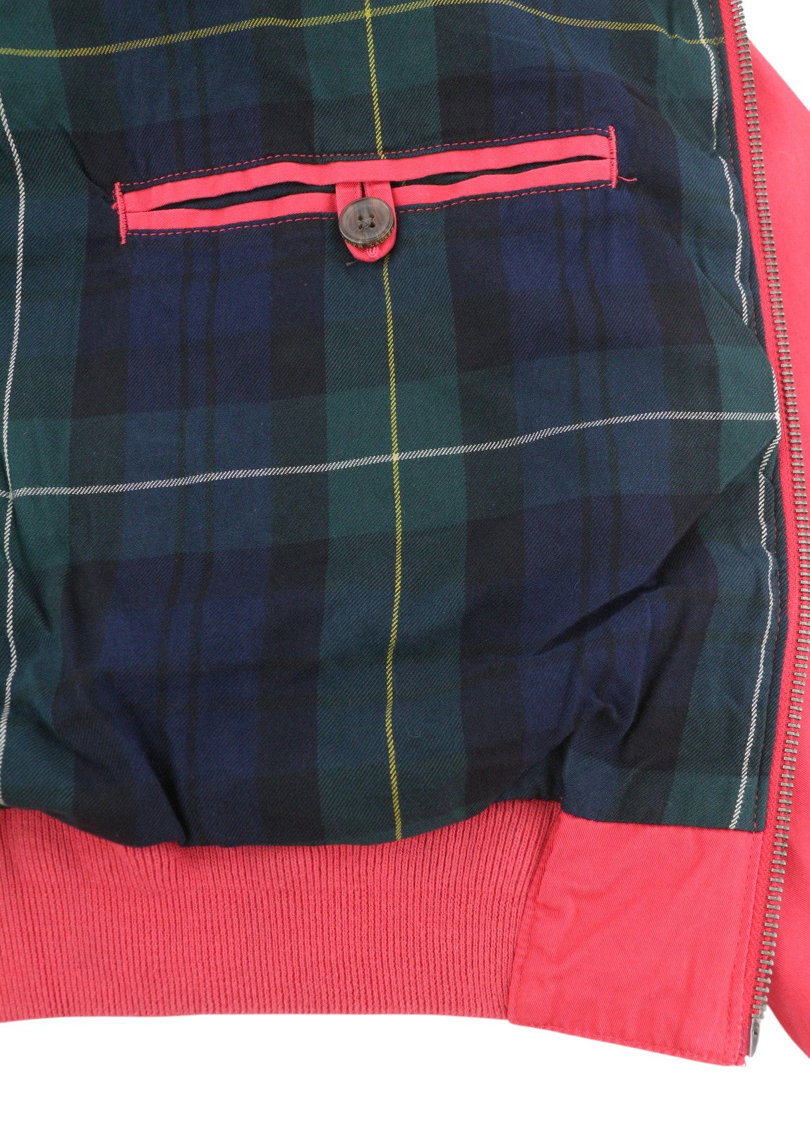 RALPH LAUREN Men Jacket S Red Garment-Dyed Windbreaker Lightweight RRP€350