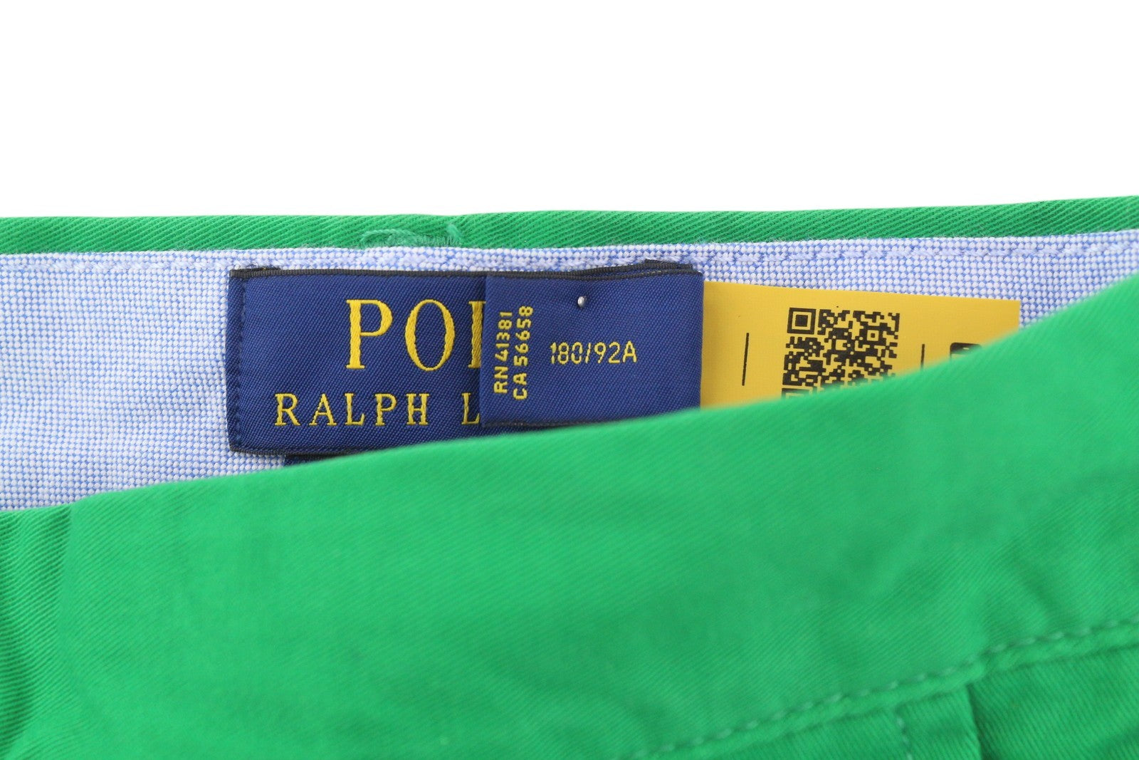 RALPH LAUREN Stretch Straight Fit Men Shorts 36 Green Chino Zip Fly RRP€180