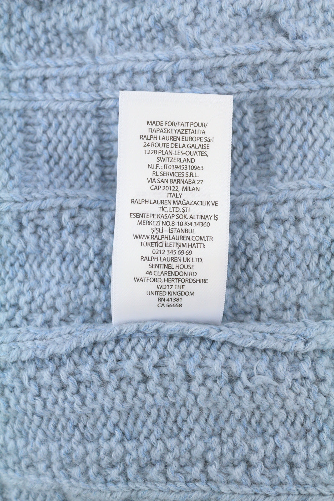 RLX RALPH LAUREN Men Jumper XS Blue Pullover Cashmere Linen Blend Cable RRP€421