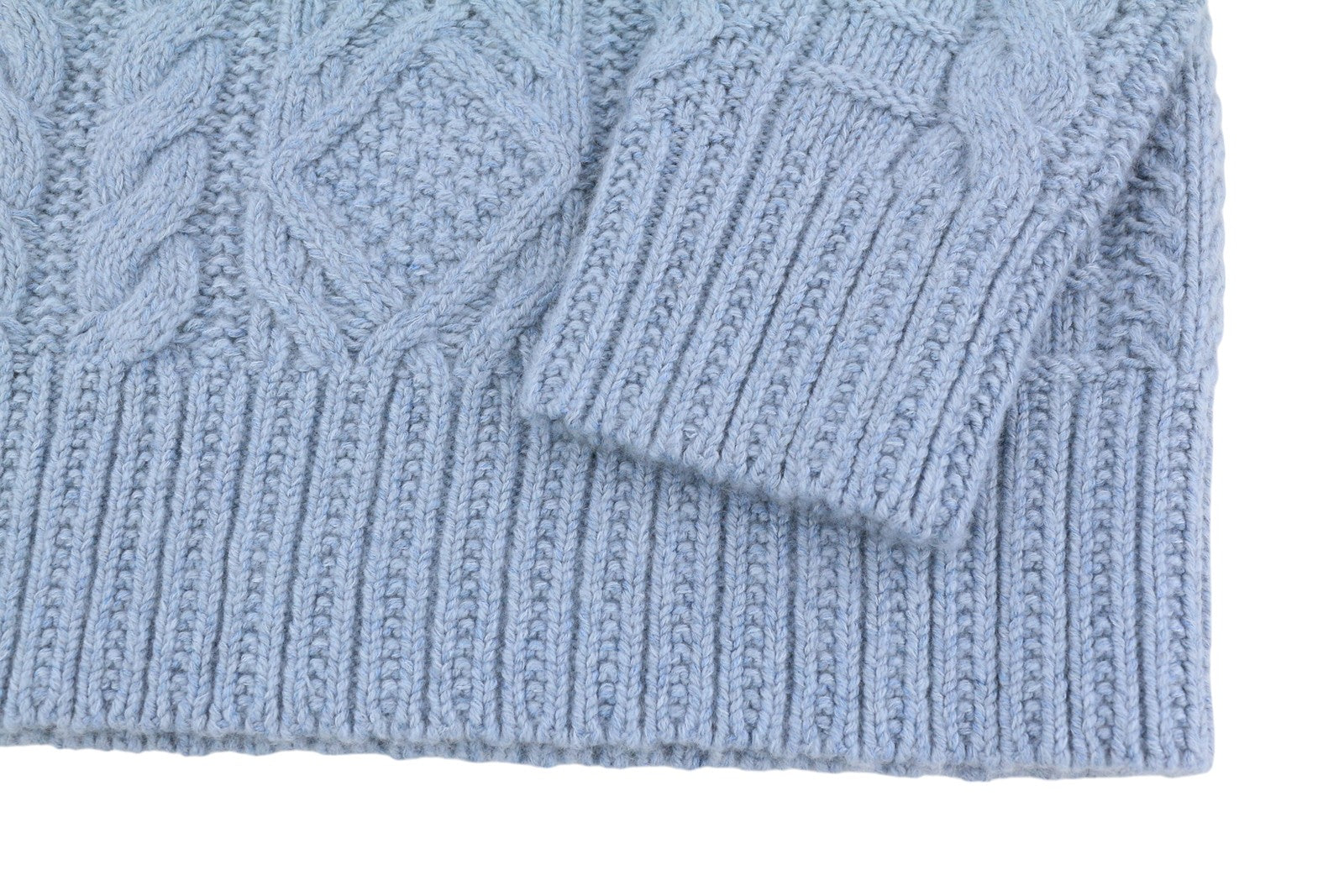 RLX RALPH LAUREN Men Jumper XS Blue Pullover Cashmere Linen Blend Cable RRP€421