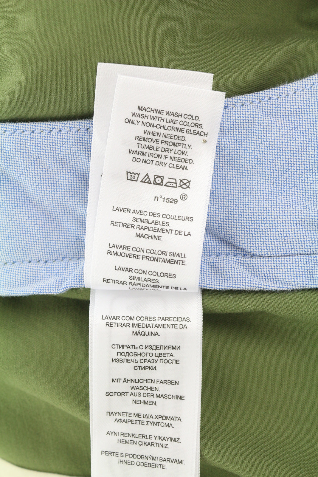 RALPH LAUREN Classic Fit Men Shorts 36 Olive Green Chino Zip Fly Casual