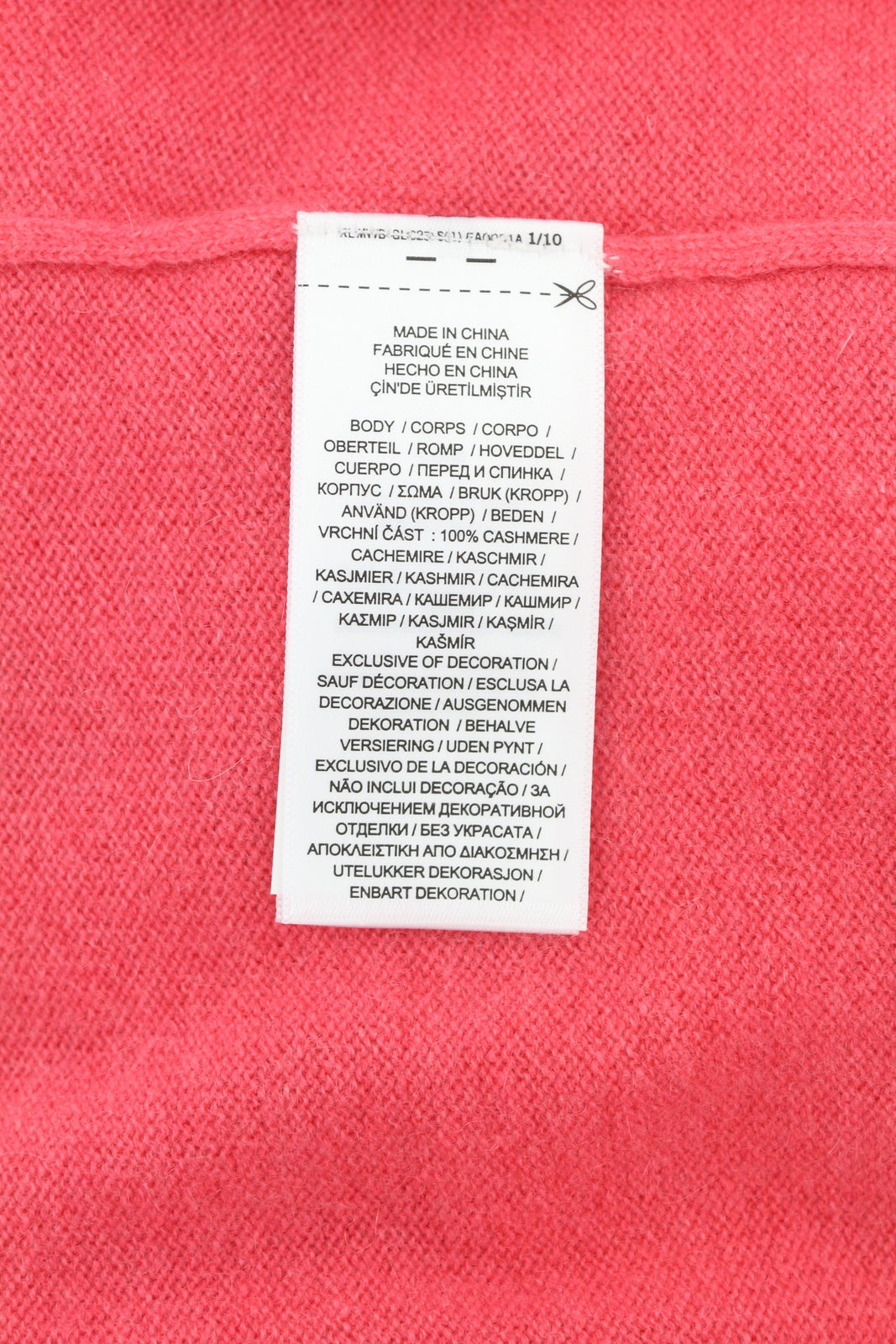 RLX RALPH LAUREN Golf Men Jumper M Salmon Cashmere Pullover Hooded Knit RRP€560