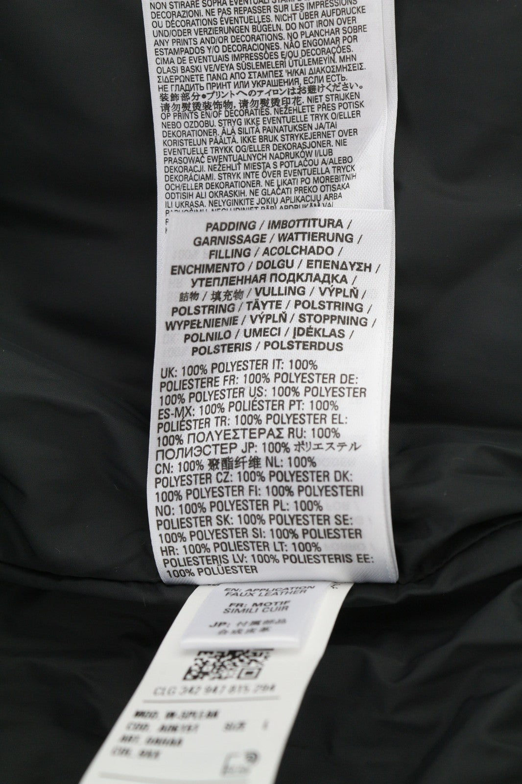 DIESEL W-Spleak Mens Jacket L Black Bomber Zip Lined Insulated RRP€325