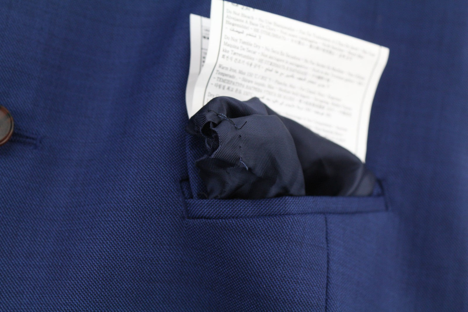 SUITSUPPLY Ferrara  Mens Suit UK32/UK34 Blue Wool 2in1