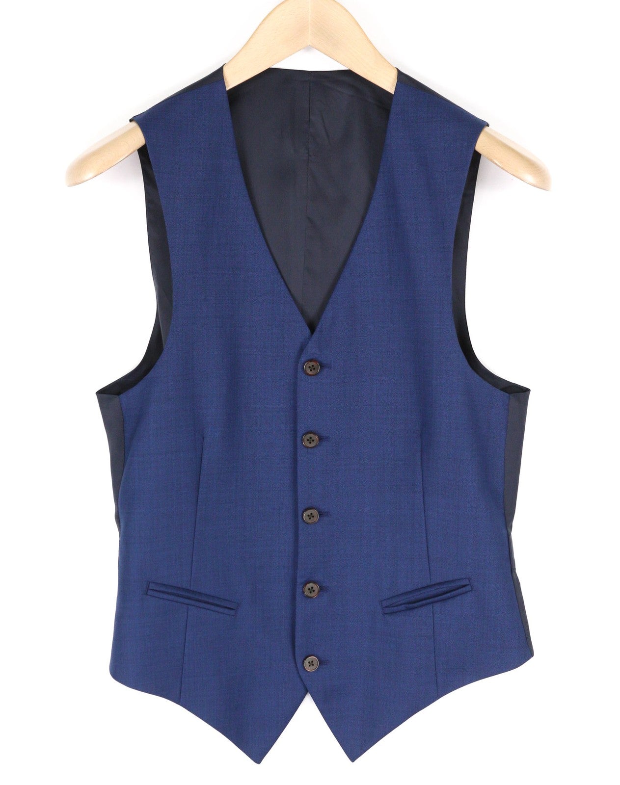 SUITSUPPLY Ferrara  Mens Suit UK32/UK34 Blue Wool 2in1