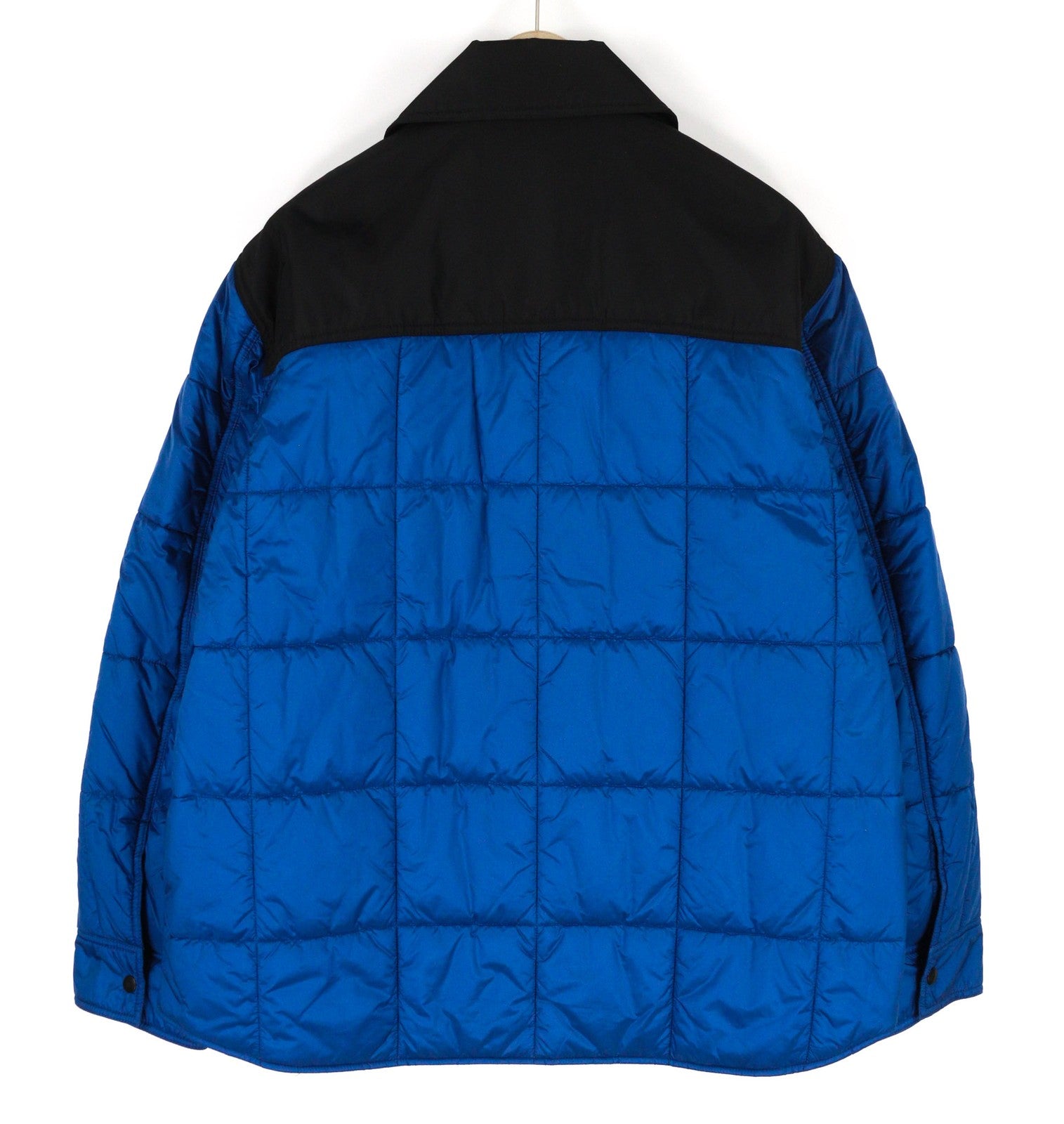 DIESEL J-Welles Mens Jacket L Blue Insulated Snap Buttoned Spread RRP€210