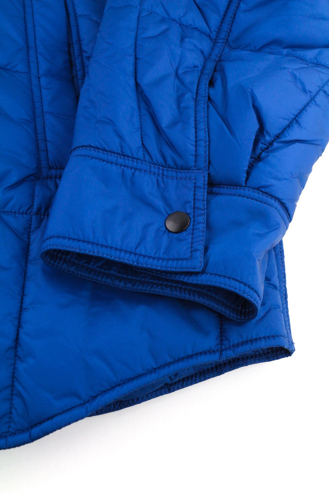 DIESEL J-Welles Mens Jacket L Blue Insulated Snap Buttoned Spread RRP€210