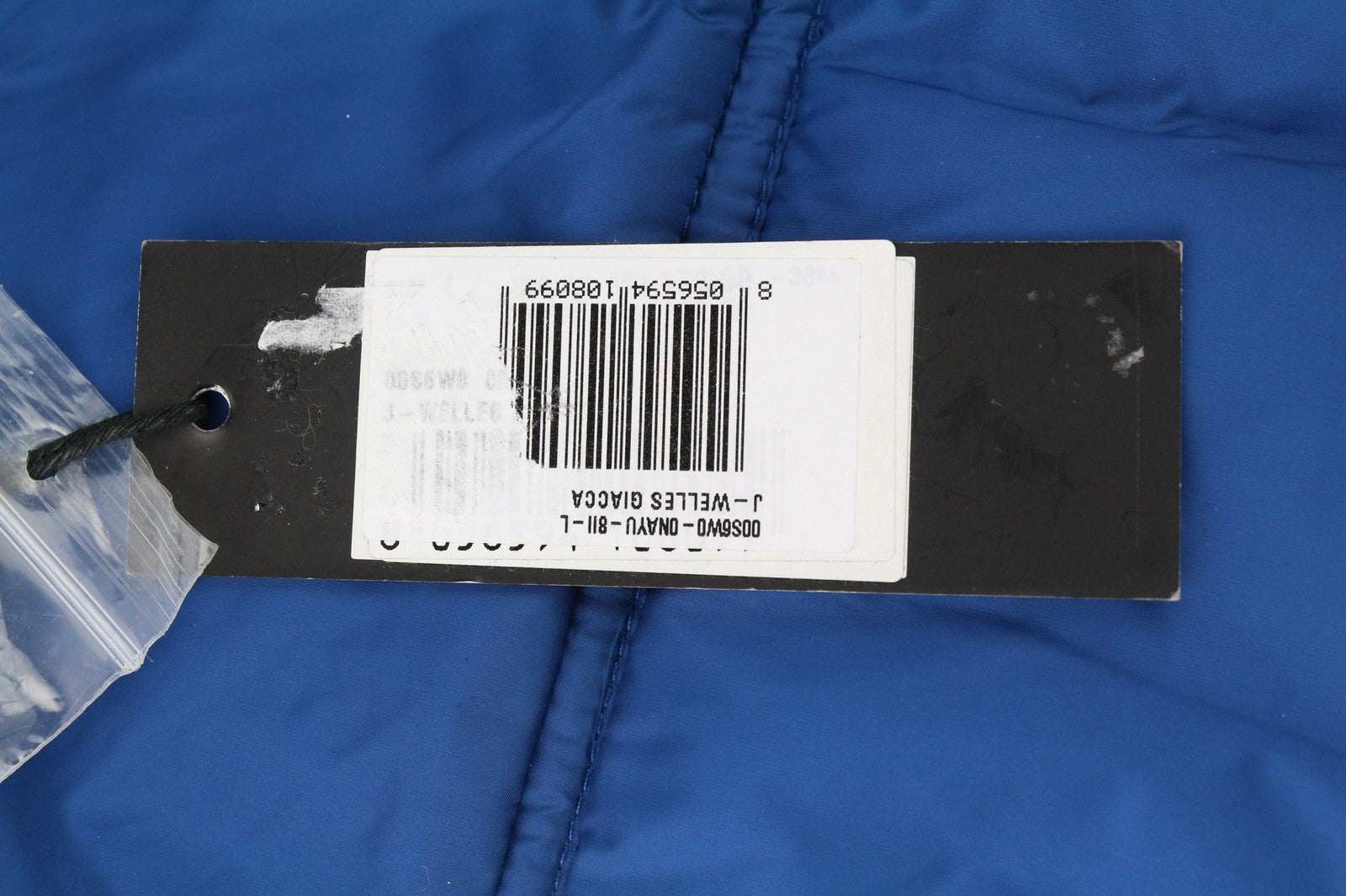 DIESEL J-Welles Mens Jacket L Blue Insulated Snap Buttoned Spread RRP€210