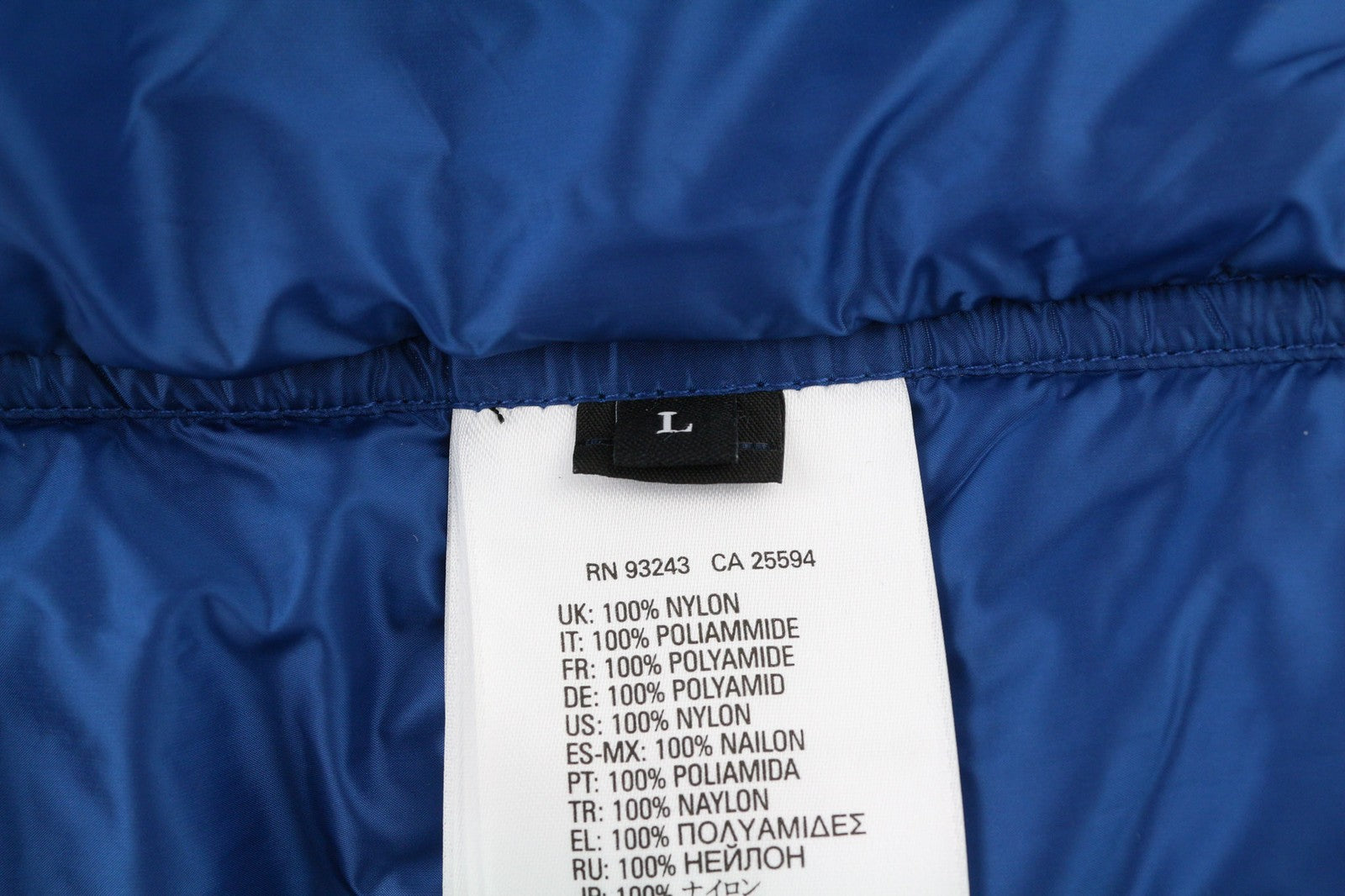 DIESEL J-Welles Mens Jacket L Blue Insulated Snap Buttoned Spread RRP€210