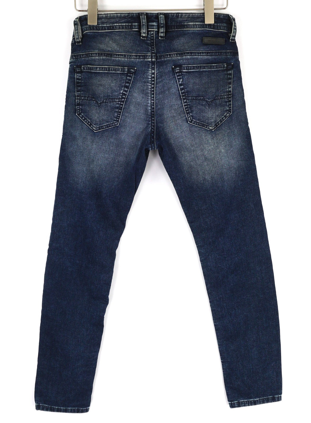 DIESEL Thommer CB-NE 0699Z Mens Jeans W28 Blue Washed Stretch Zip Slim