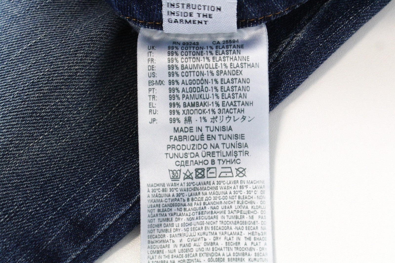 DIESEL D-Earlie 089AR W27/L32 Women Jeans High Rise Blue Distressed Zip-Fly Slim