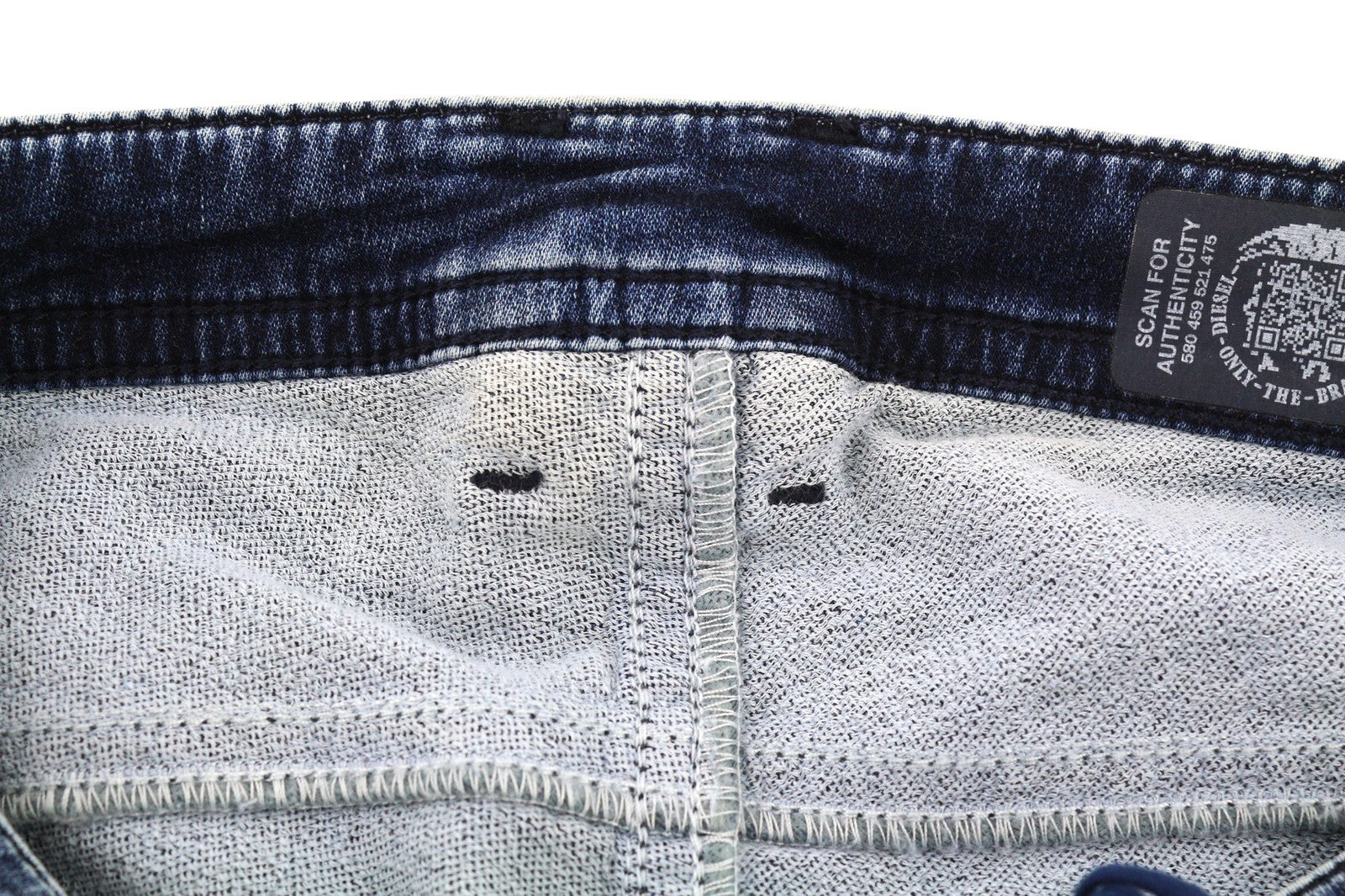 DIESEL Thommer CB-NE 0699Z Mens Jeans W28 Blue Washed Stretch Zip Slim