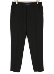DIGEL Daren-V Mens Trousers UK38 Black Stretch Virgin Wool  Striped Zip Fly