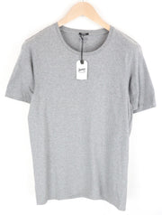 DENHAM Tubular S Men T-Shirt Jersey Mid-Grey Melange Crew Neck Cotton Classic
