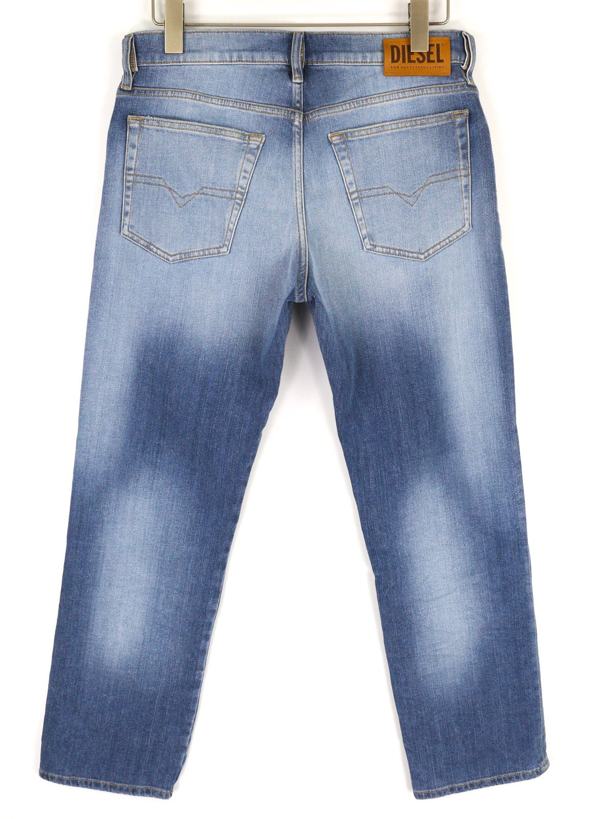 DIESEL D-Mihtry 009NF Mens Jeans W31/L30 Blue Washed Straight  Stretch Button