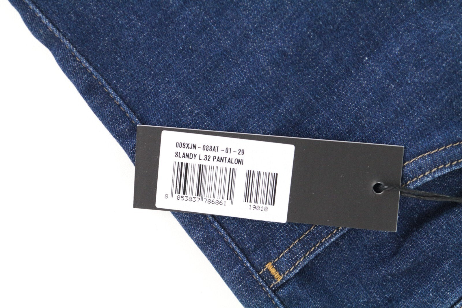 DIESEL Slandy 088AT W29/L32 Women Jeans Distressed Super Slim Skinny Fit Blue