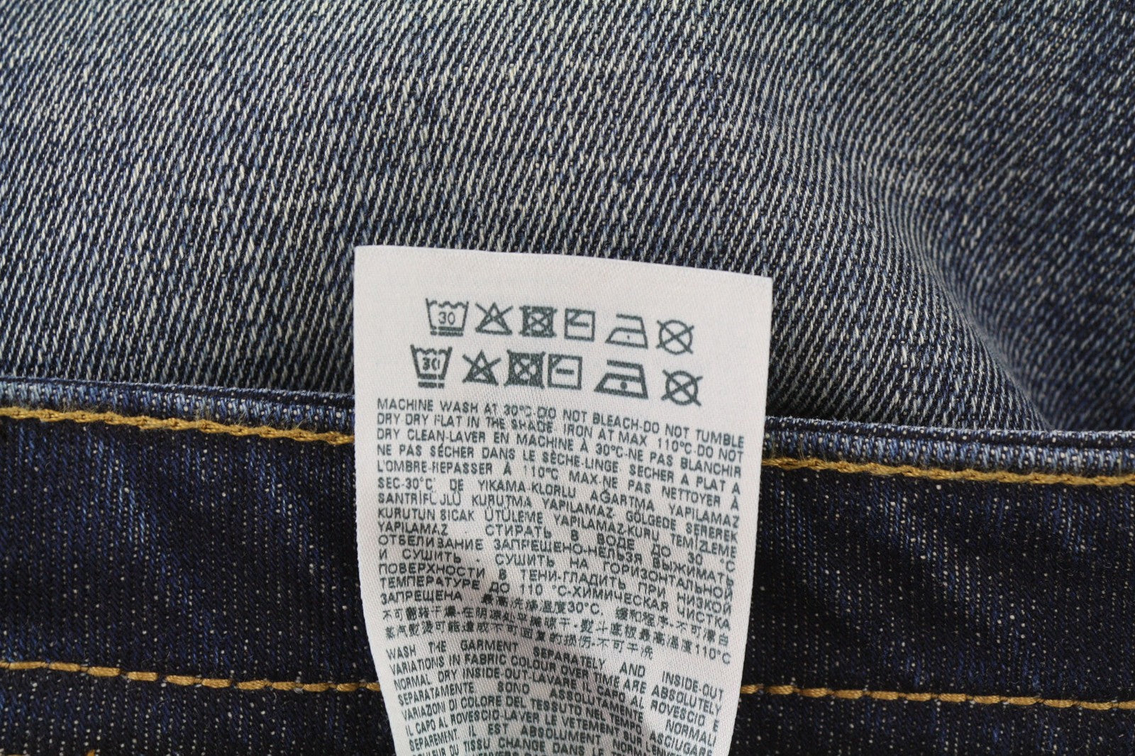 DIESEL Thommer-X 0096U Mens Jeans W40/L32 Blue Washed Distress Slim  Zip Fly