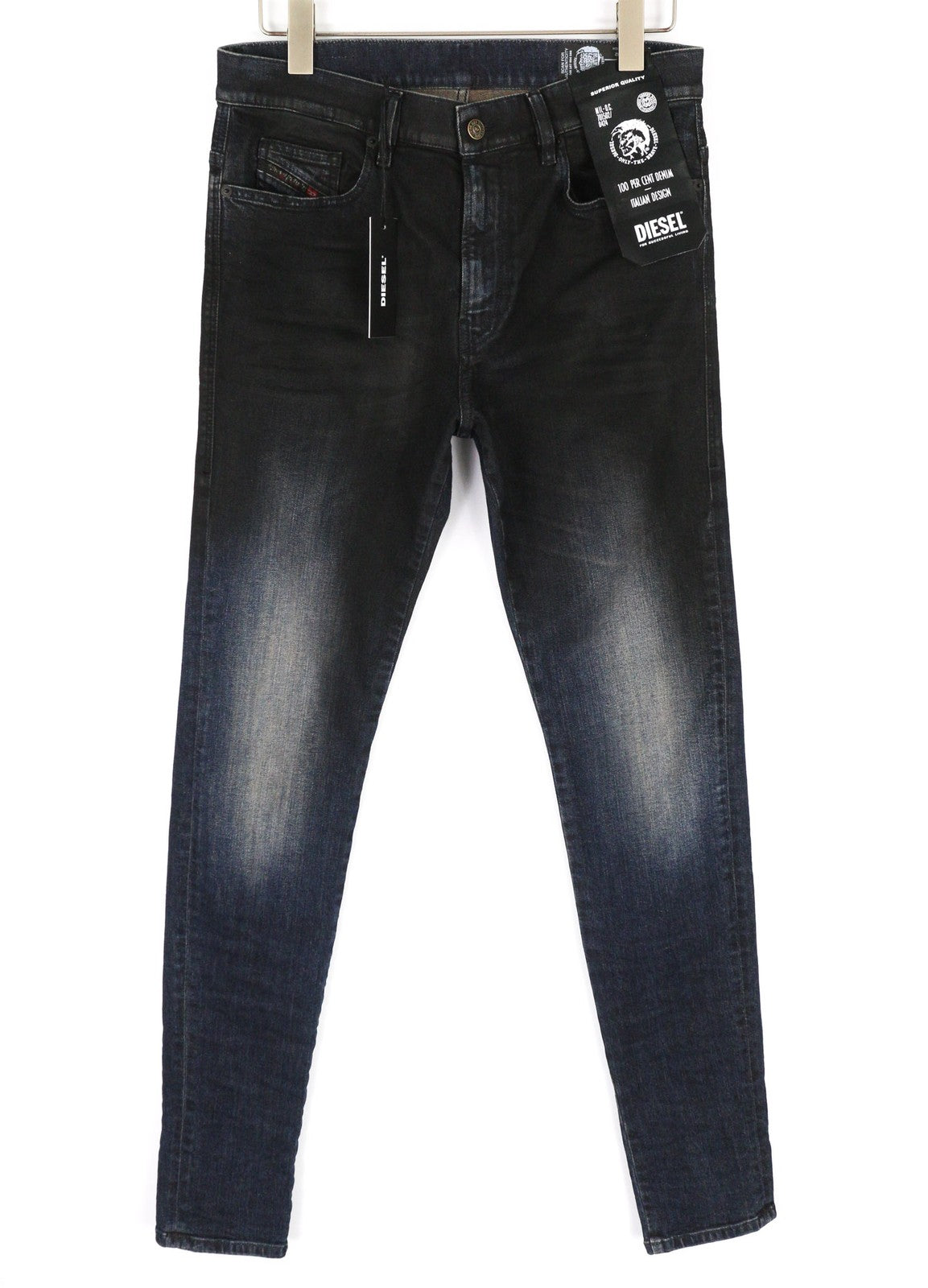 DIESEL D-Amny 069QM Mens Jeans W32/L32 Dark Washed Skinny  Stretch Zip