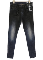DIESEL D-Amny 069QM Mens Jeans W32/L32 Dark Washed Skinny  Stretch Zip