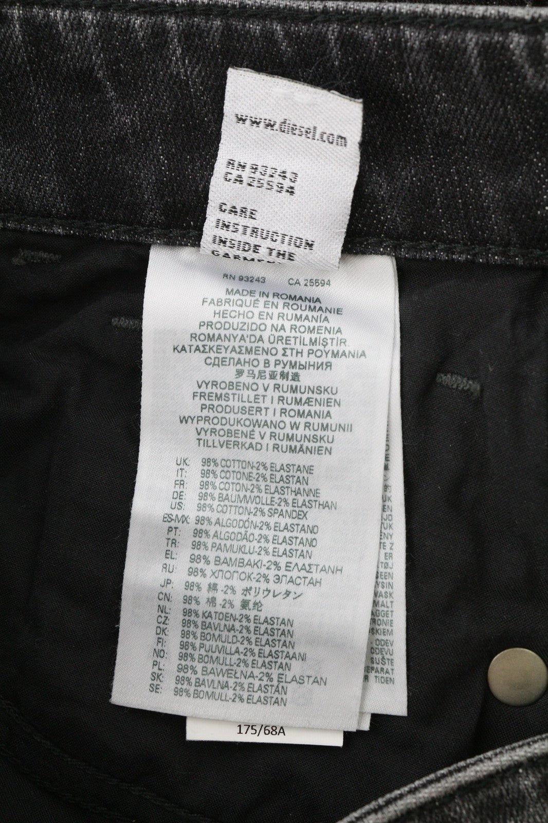 DIESEL D-Joy 09B12 Womens Jeans W26/L32 Washed Slim  Regular Waist Stretch