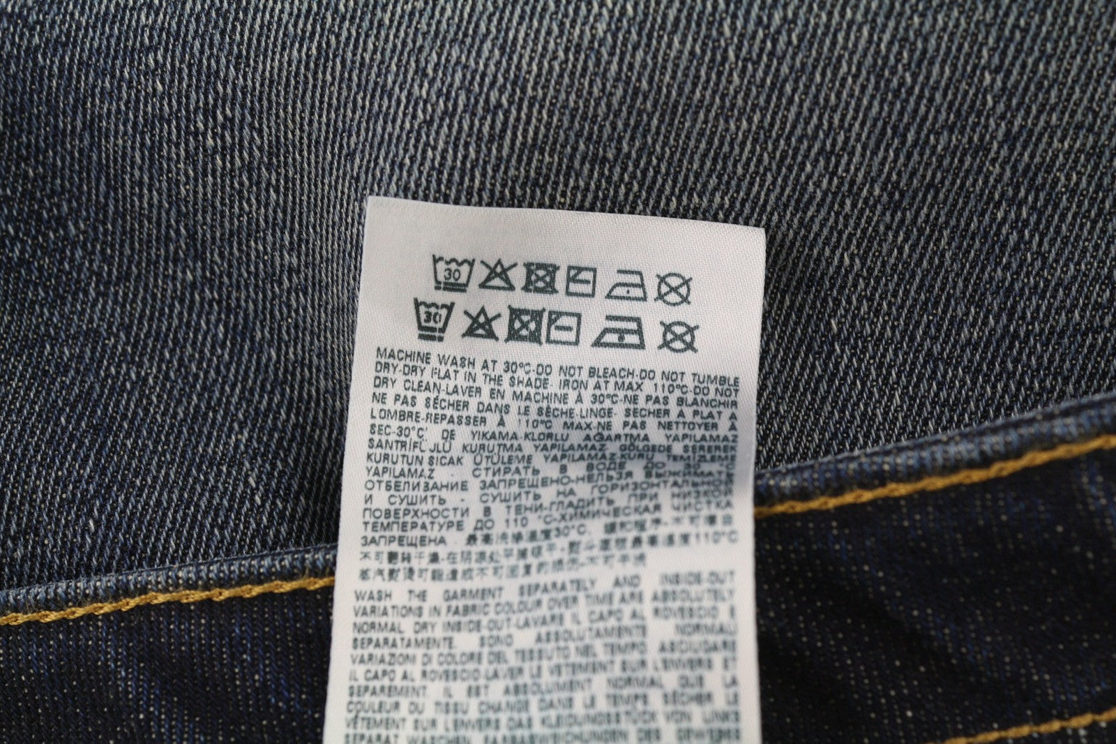 DIESEL Thommer-X 0096U Mens Jeans W40/L32 Dark Blue Washed Distress Slim