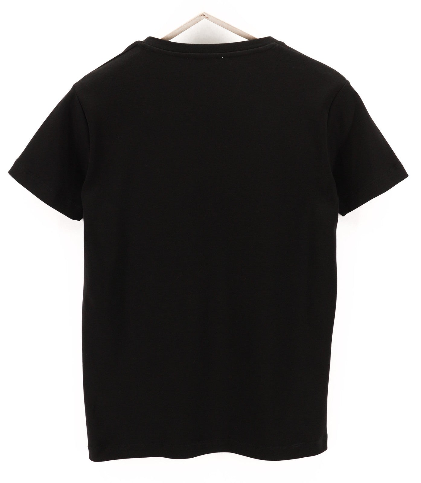 RICHMOND Womens T-Shirt S Black Short Sleeve V-Neck  Print  All Seasons