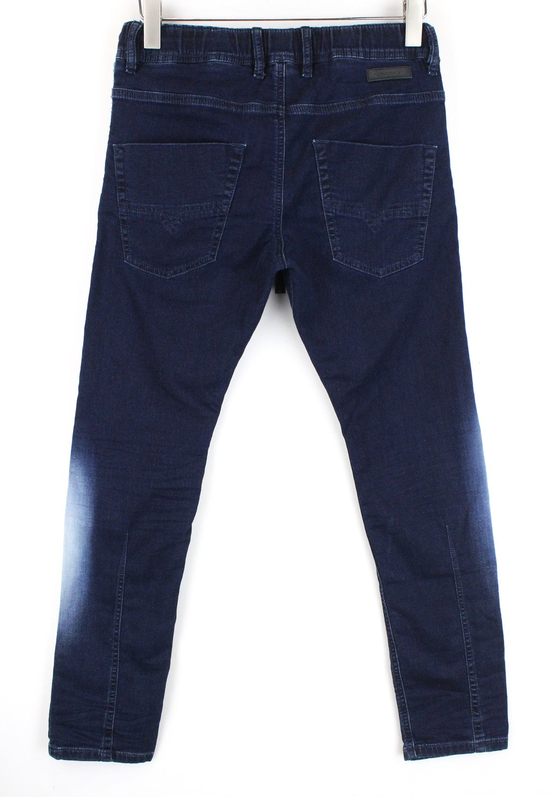 DIESEL Krooley-NE 0687D W28 Men Jeans Sweat Jogg Tapered Contrasting Blue Fade