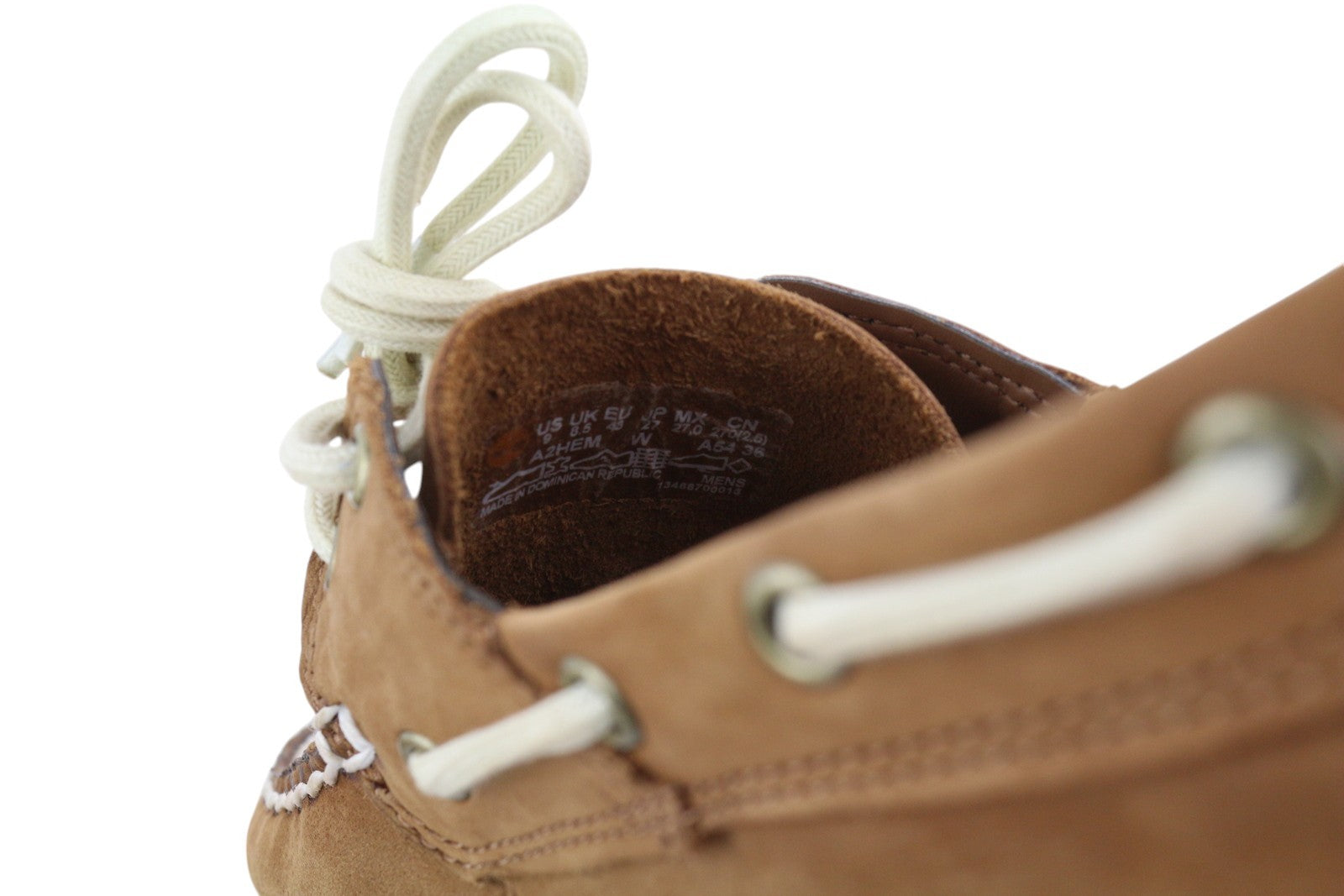 TIMBERLAND A2HEM Men Shoes EU43/43.5 Brown Leather Ortholite Non-Marking Loafers