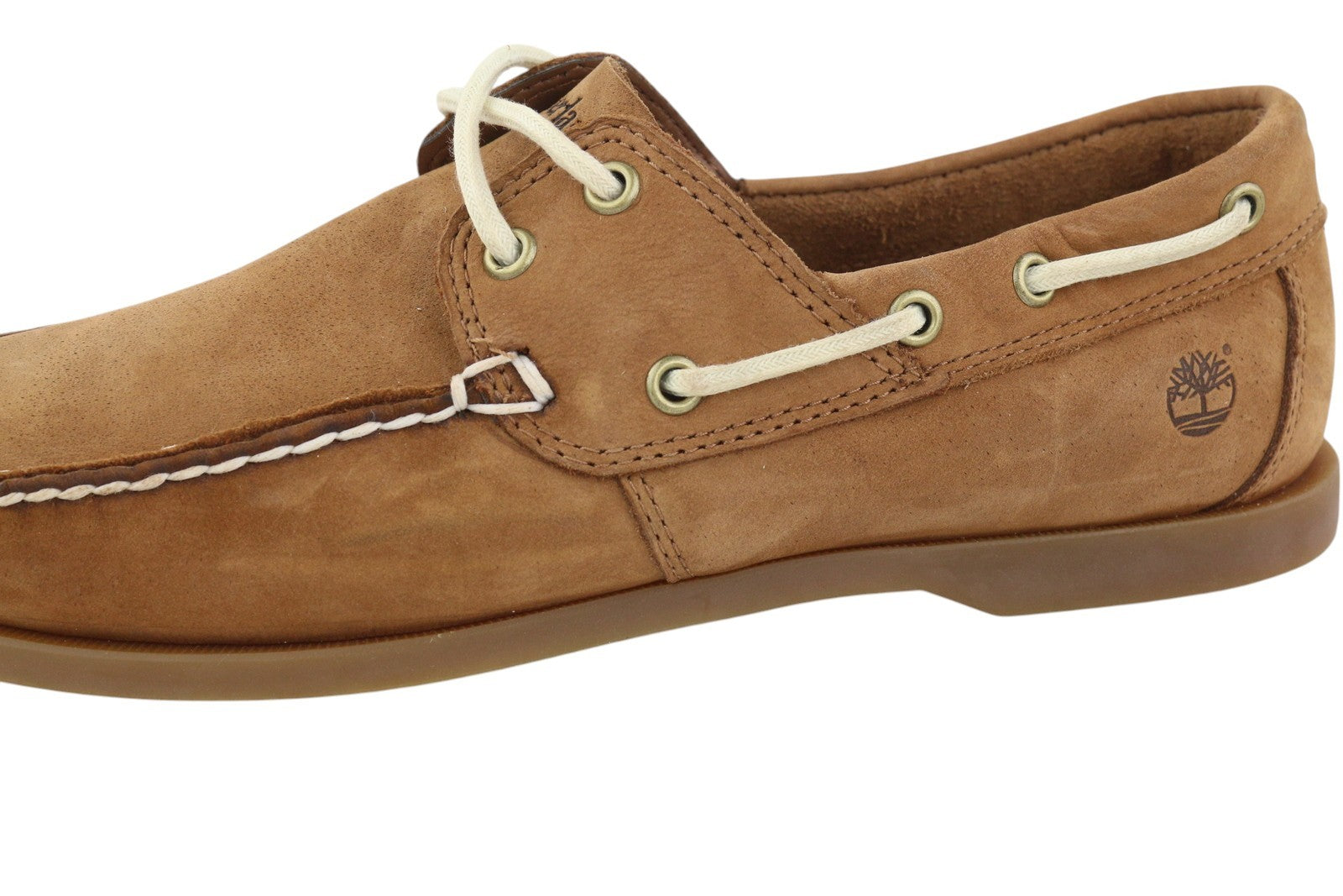 TIMBERLAND A2HEM Men Shoes EU43/43.5 Brown Leather Ortholite Non-Marking Loafers