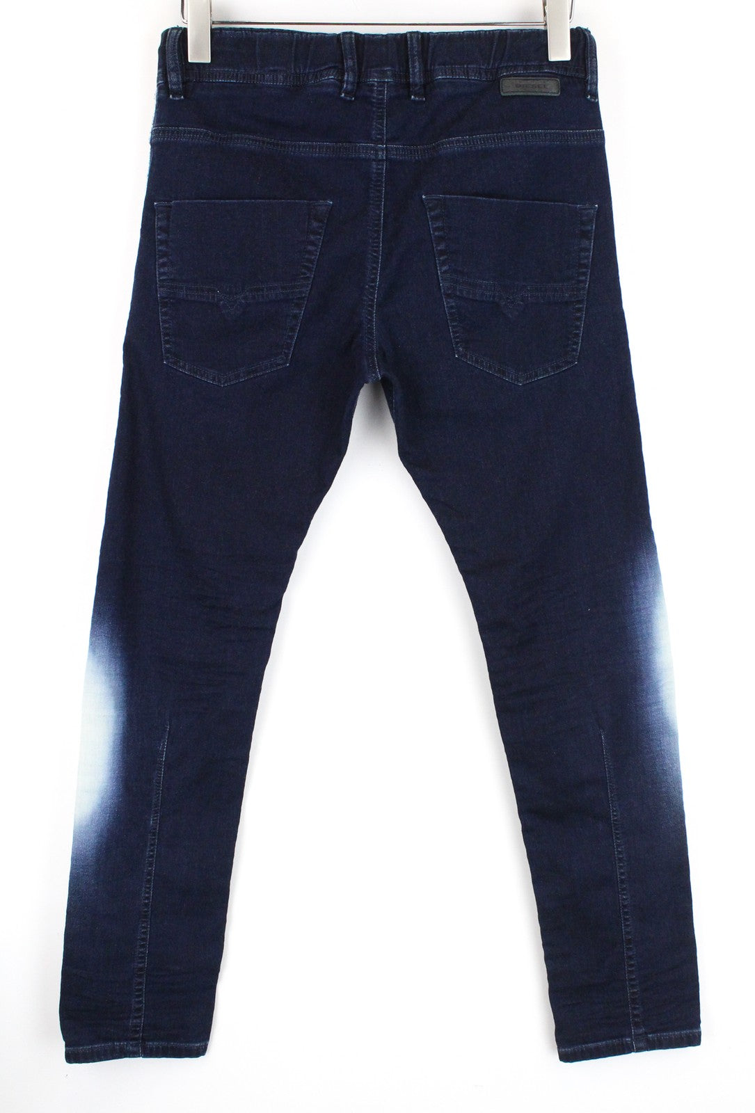 DIESEL Krooley-NE 0687D W28 Men Jeans Fade Contrasting Blue Sweat Jogg Tapered