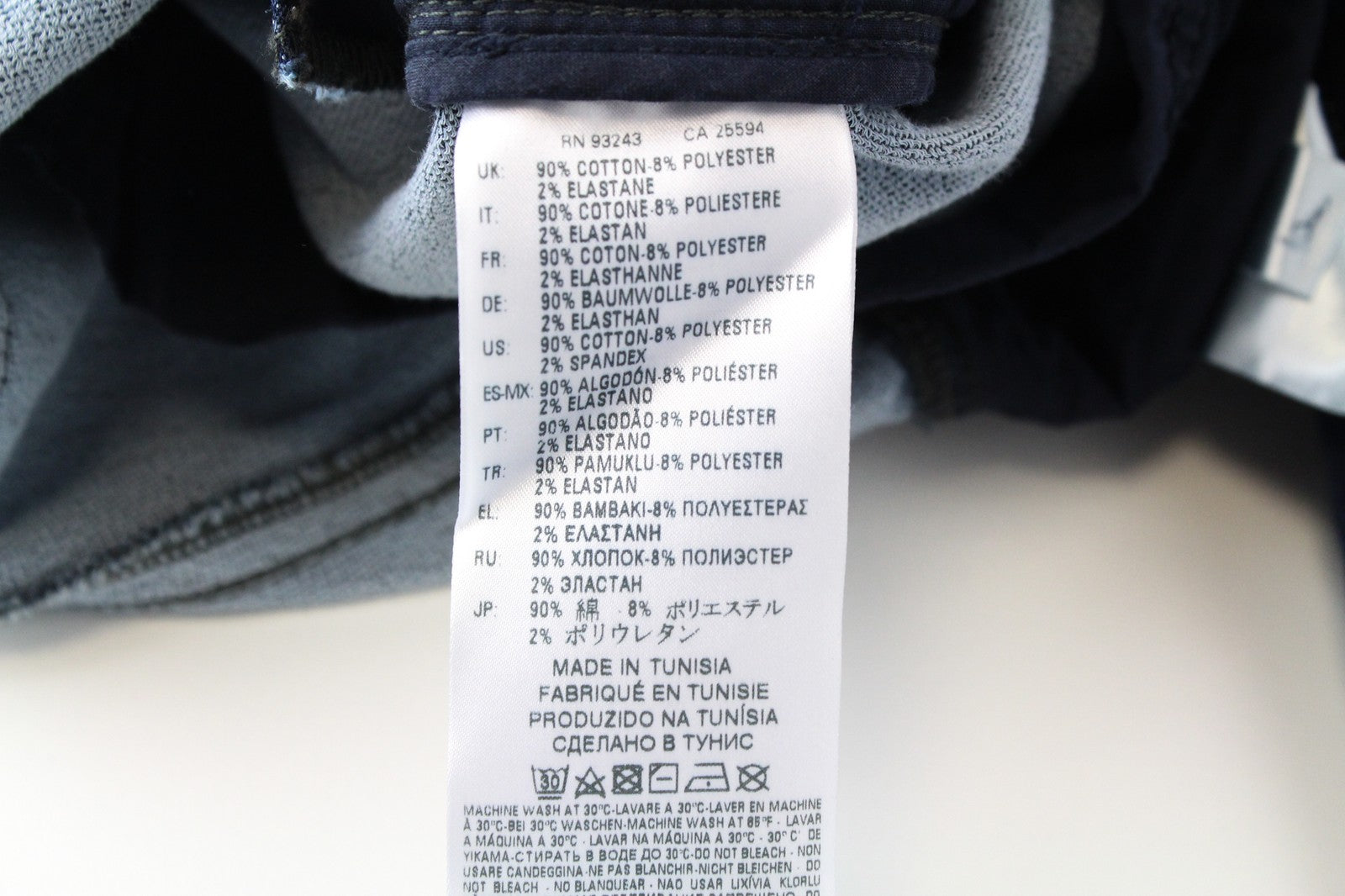 DIESEL Thavar-NE R060S W28 Men Jeans Sweat Jogg Blue Taper Distressed Aged Look