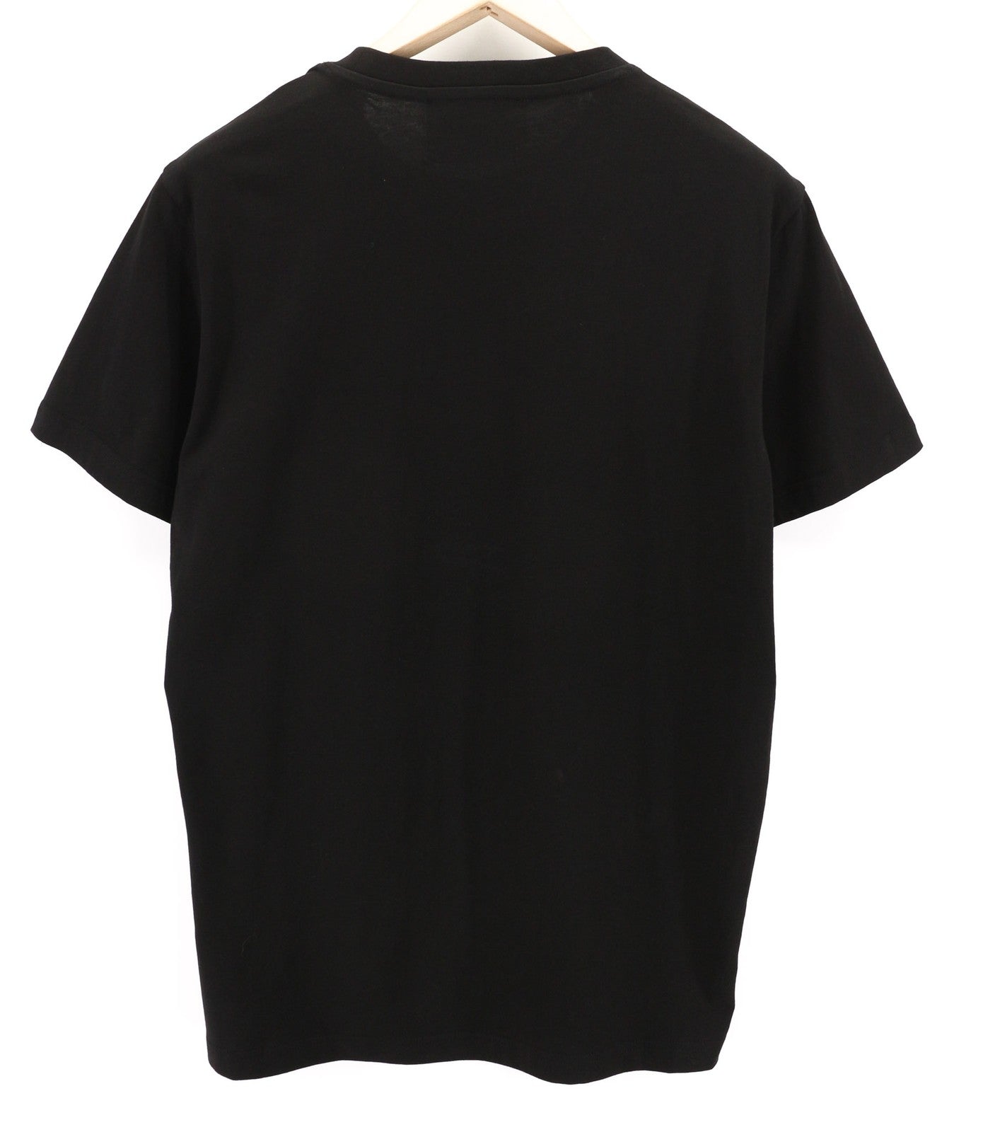 JOHN RICHMOND Mens T-Shirt M Dark Black Short Sleeve Crew Neck  Print