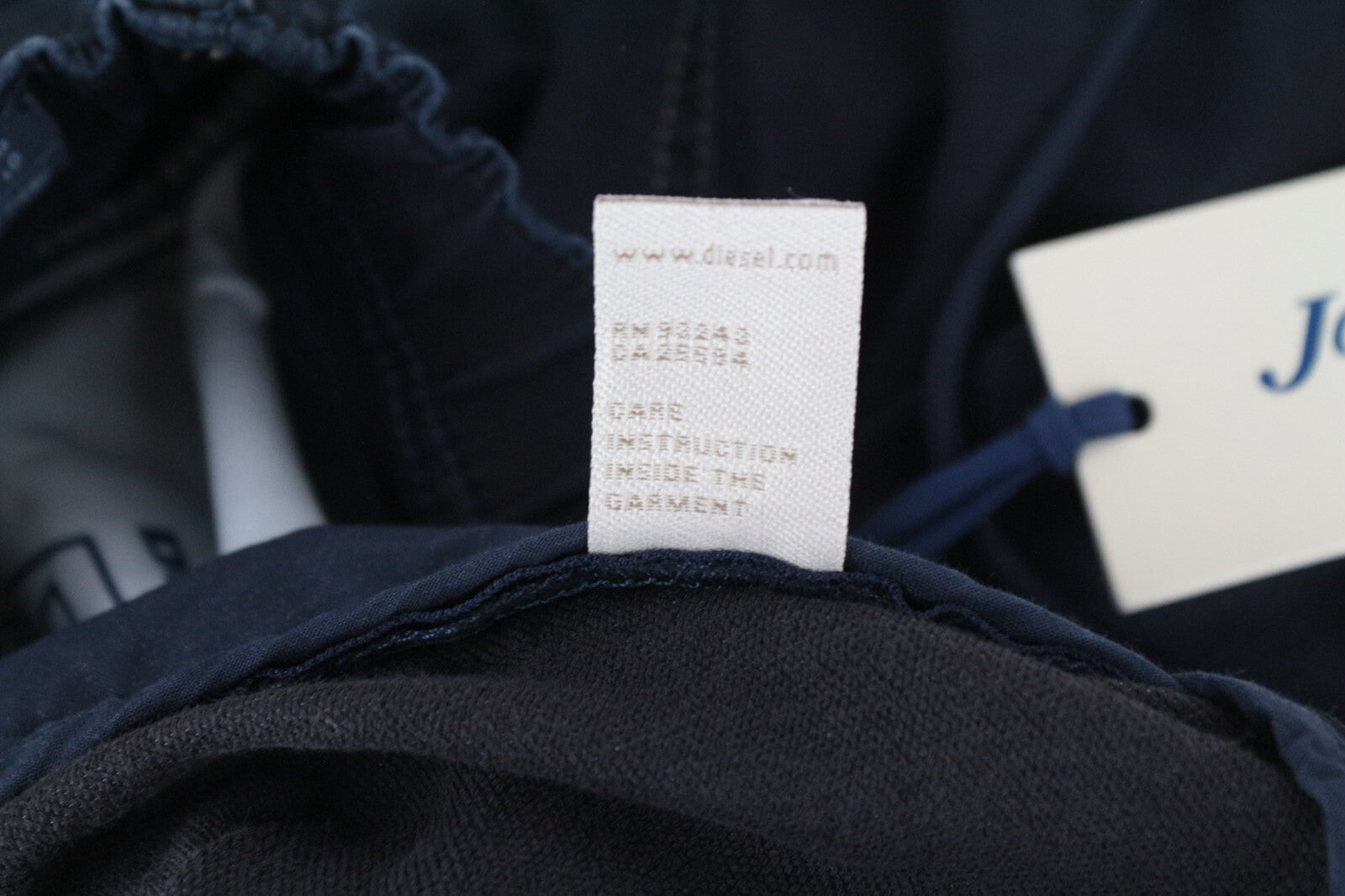 DIESEL Krooley-Ne 0686F W26 Men Jeans Denim Drawstring Sweat Jogg Taper Boys