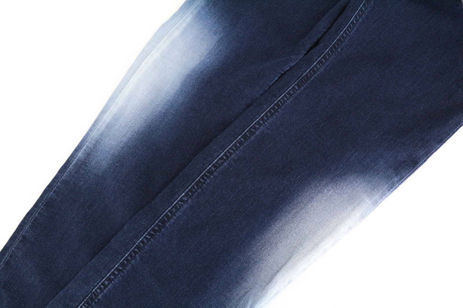 DIESEL Krooley-NE 0687D W28 Men Jeans Sweat Jogg Tapered Contrasting Blue Denim