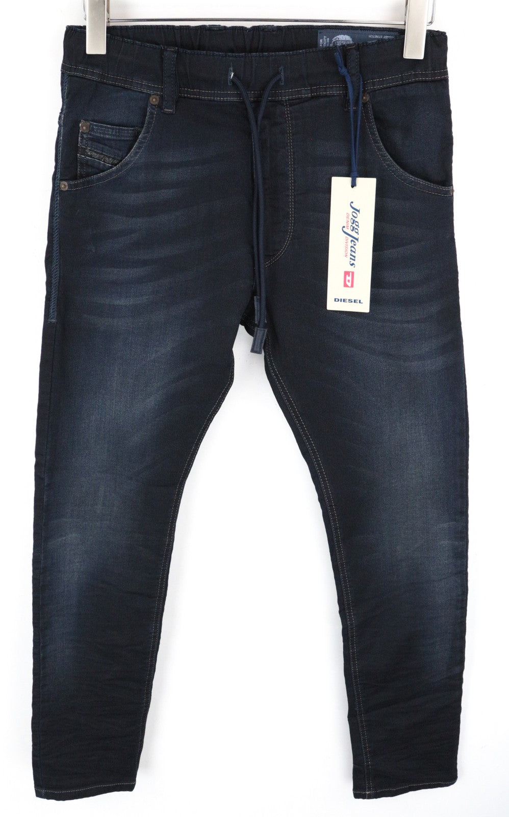 DIESEL Krooley-Ne 0686F W26 Men Jeans Sweat Jogg Stretch Dark Boys Tapered