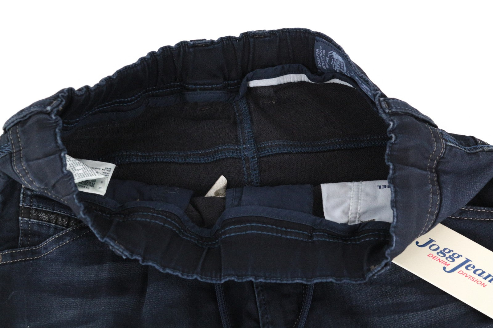 DIESEL Krooley-Ne 0686F W26 Men Jeans Sweat Jogg Stretch Dark Boys Tapered