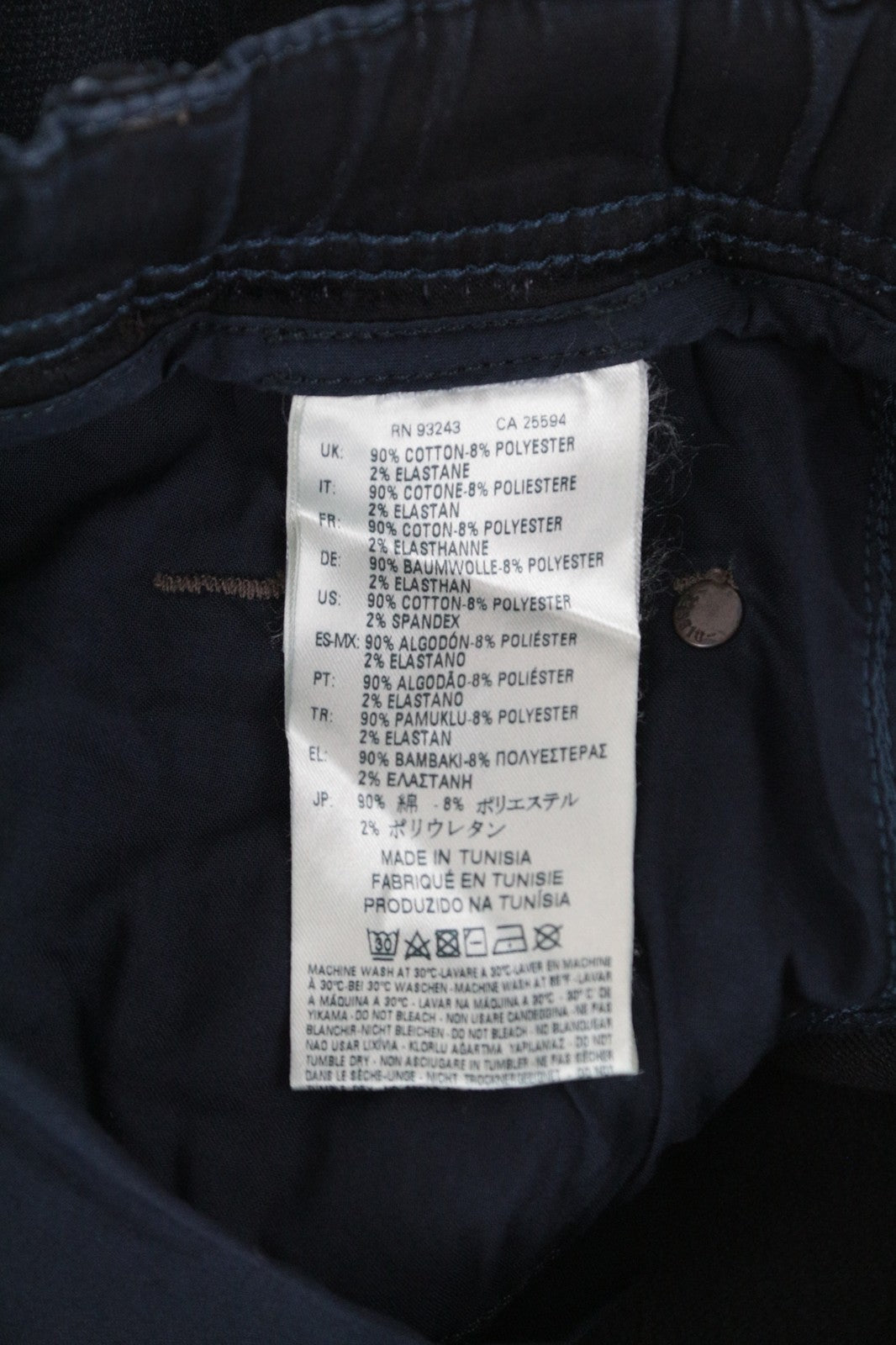 DIESEL Krooley-Ne 0686F W26 Men Jeans Sweat Jogg Stretch Dark Boys Tapered