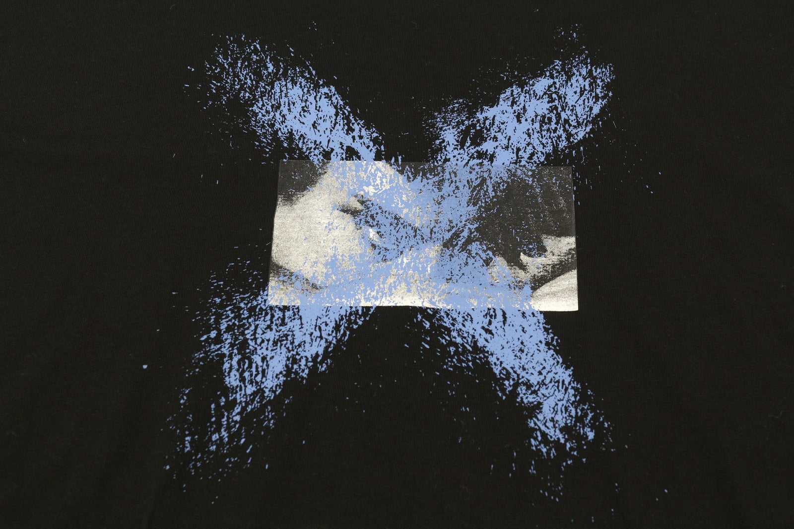 JOHN RICHMOND Mens T-Shirt M Black Oversized Loose Crew Stretch Short Sleeve