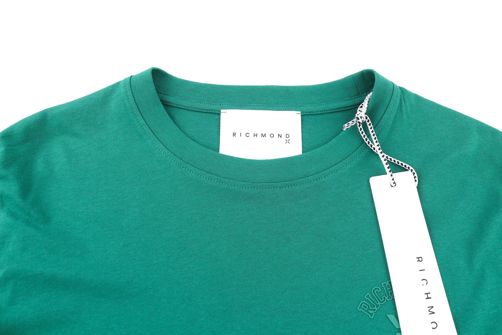 JOHN RICHMOND Mens T-Shirt M Green   Crew Neck Short Sleeve All Seasons