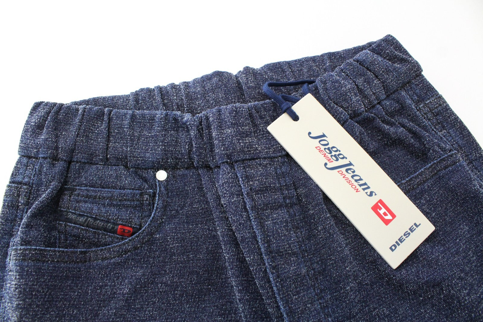 DIESEL Cosee-NE 0685Z W25 Women Trousers Blue Pull-On Sweat Jogg Boyfriend Fit