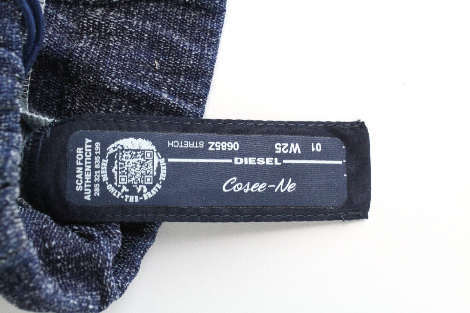 DIESEL Cosee-NE 0685Z W25 Women Trousers Blue Pull-On Sweat Jogg Boyfriend Fit