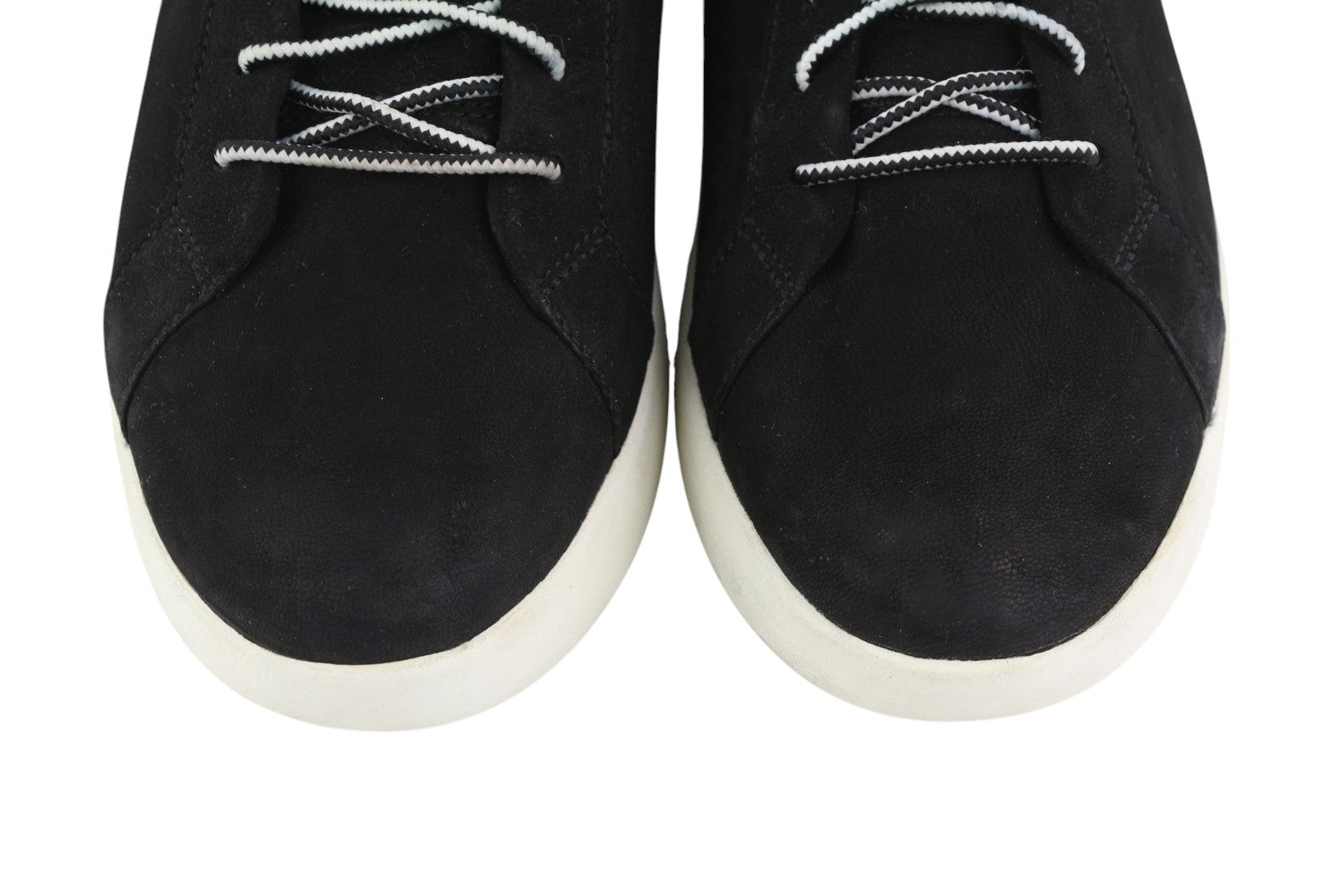 TIMBERLAND A1ST6 Women Sneakers EU42 Black Low Top Lace Up Almond Toe Trainers