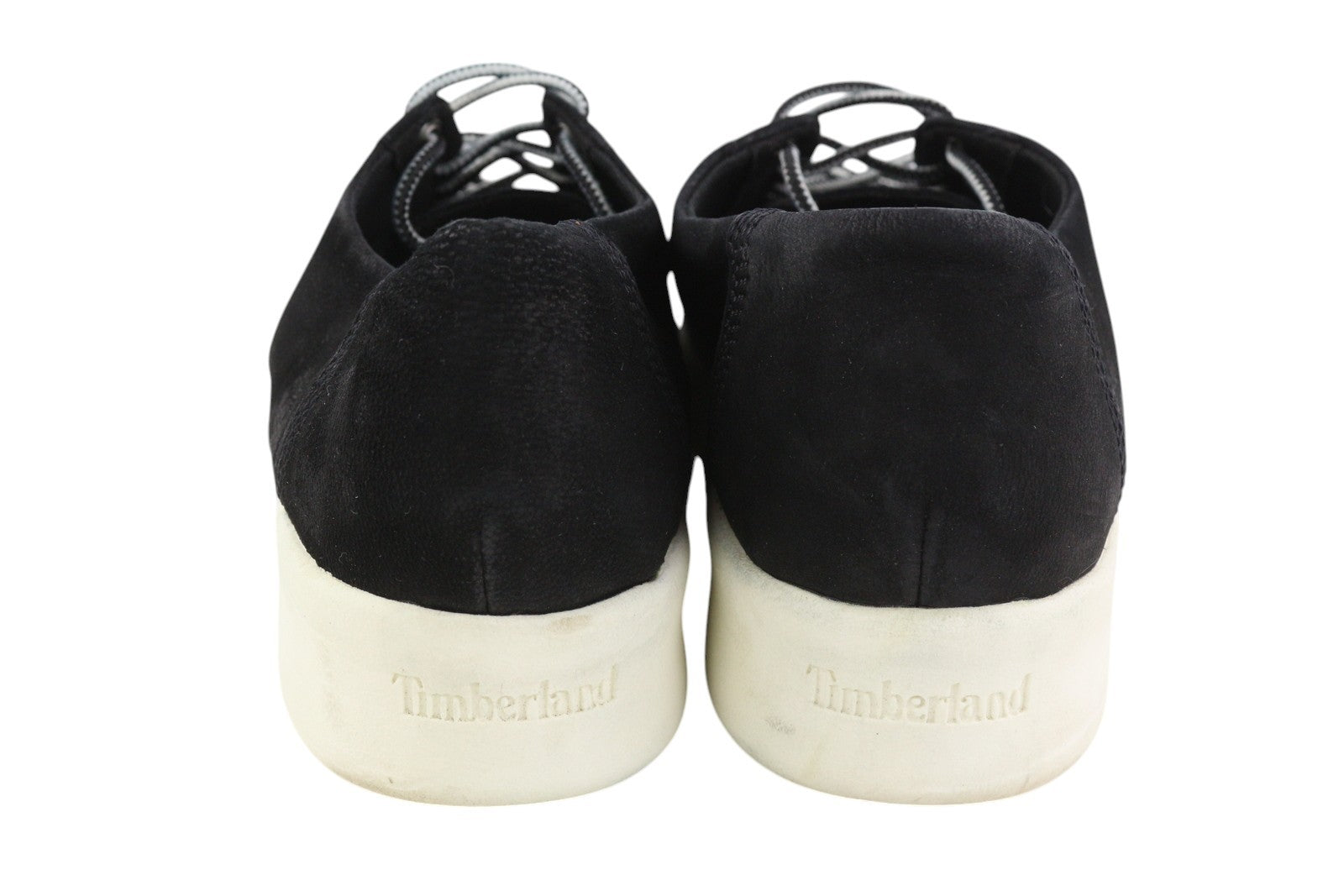 TIMBERLAND A1ST6 Women Sneakers EU42 Black Low Top Lace Up Almond Toe Trainers