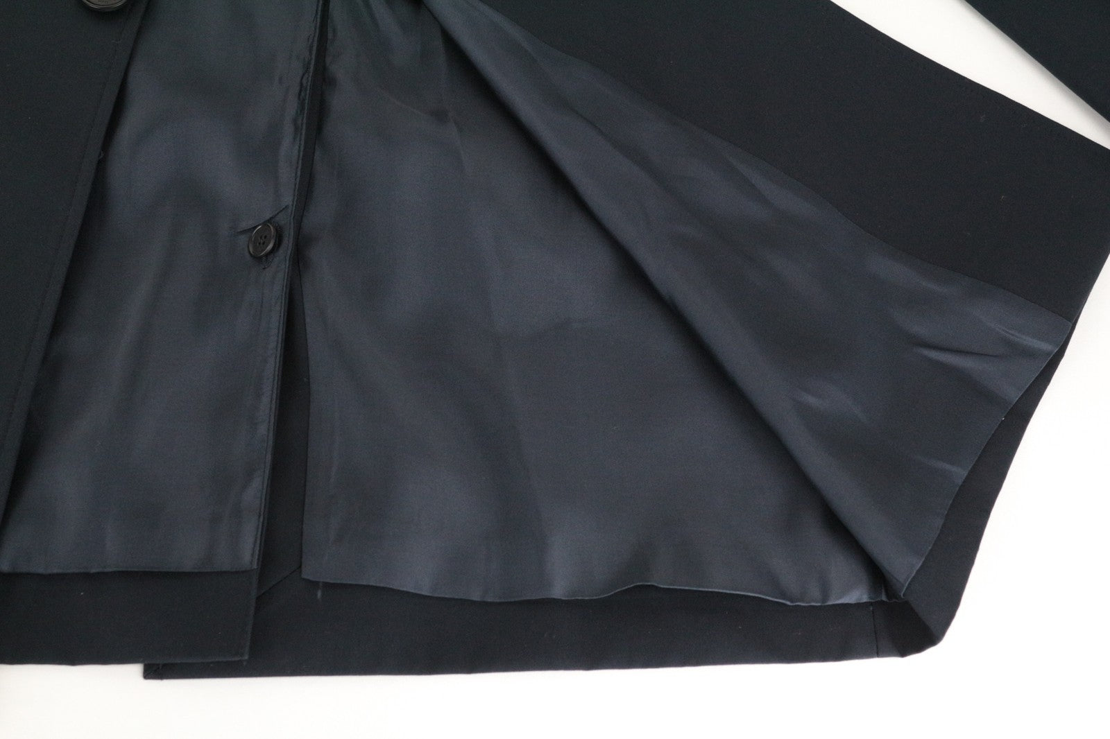 SANDRO S Men Coat Marine Blue Mac Town Trench Classic Slim Fit Notch RRP€385